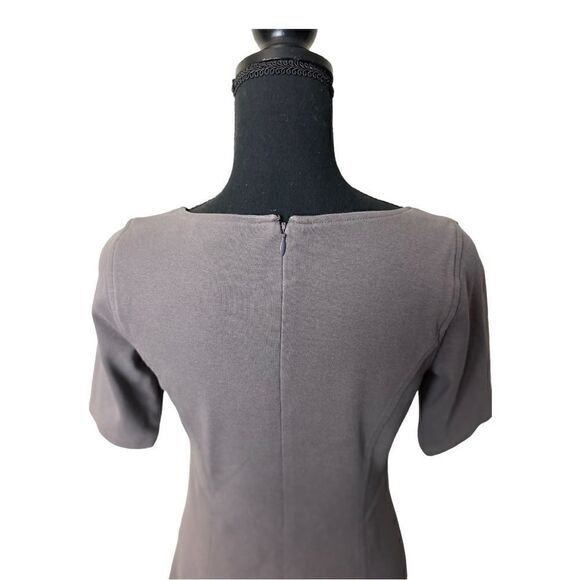 #117 GARNET HILL textured fitted dress - Picture 4 of 9